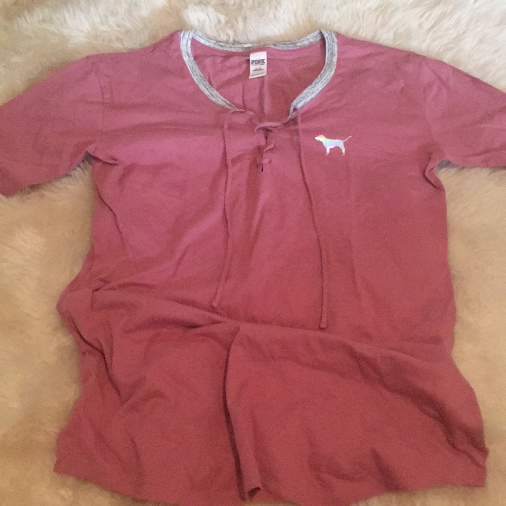 Vs tunic style shirt